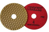 Алмазные гибкие шлифовальные круги EHWA Pads 4-STEP D100 №4 Алмазные гибкие шлифовальные круги EHWA Pads 4-STEP D100 №4